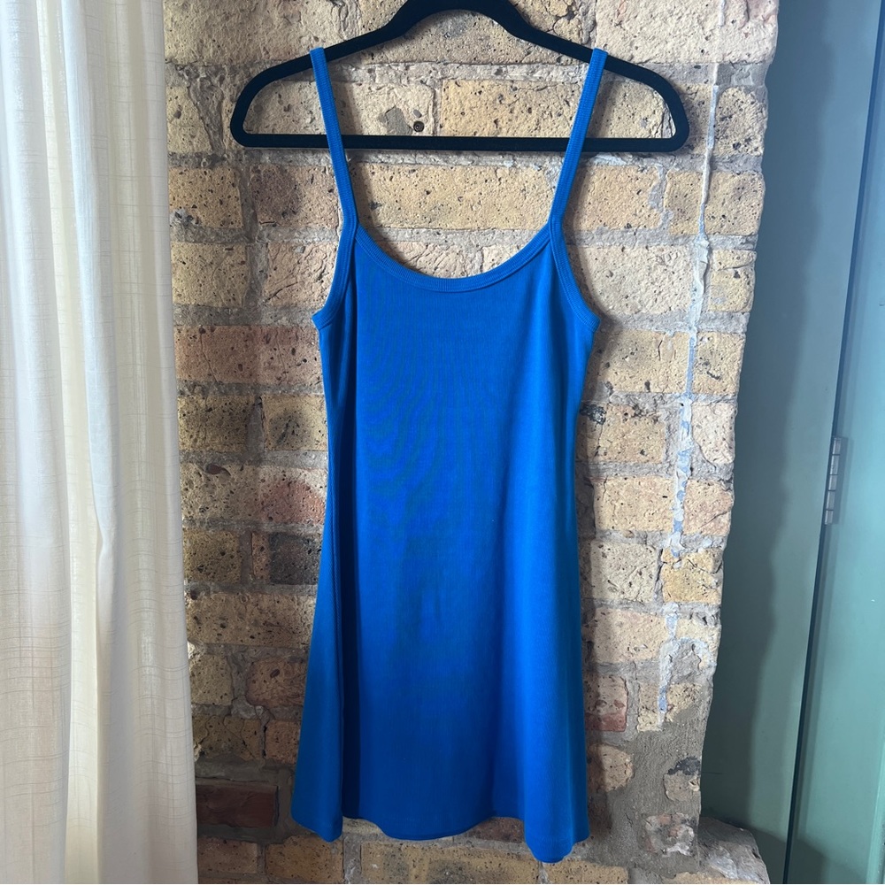 Los Angeles apparel blue mini dress new